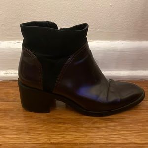 Zara Maroon Booties